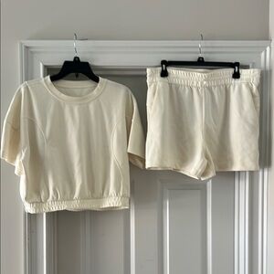 lululemon athletica Cream Women Shorts